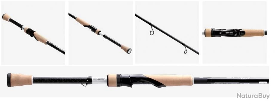 CANNE 13 FISHING OMEN BLACK SPIN 2m44 M (medium) 1 CANNE 13 FISHING OMEN BLACK SPIN 2m44 M (medium)